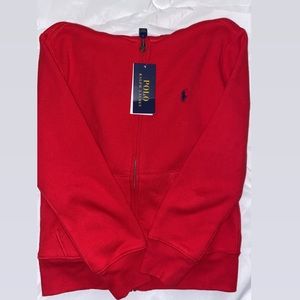 Red Polo Hoodie